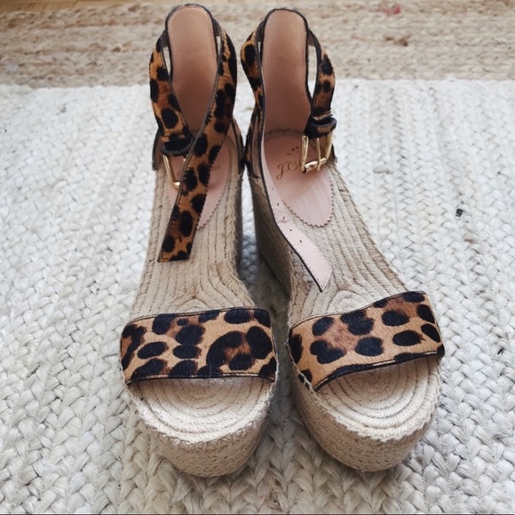 J. Crew Shoes - J. Crew Leopard Espadrilles